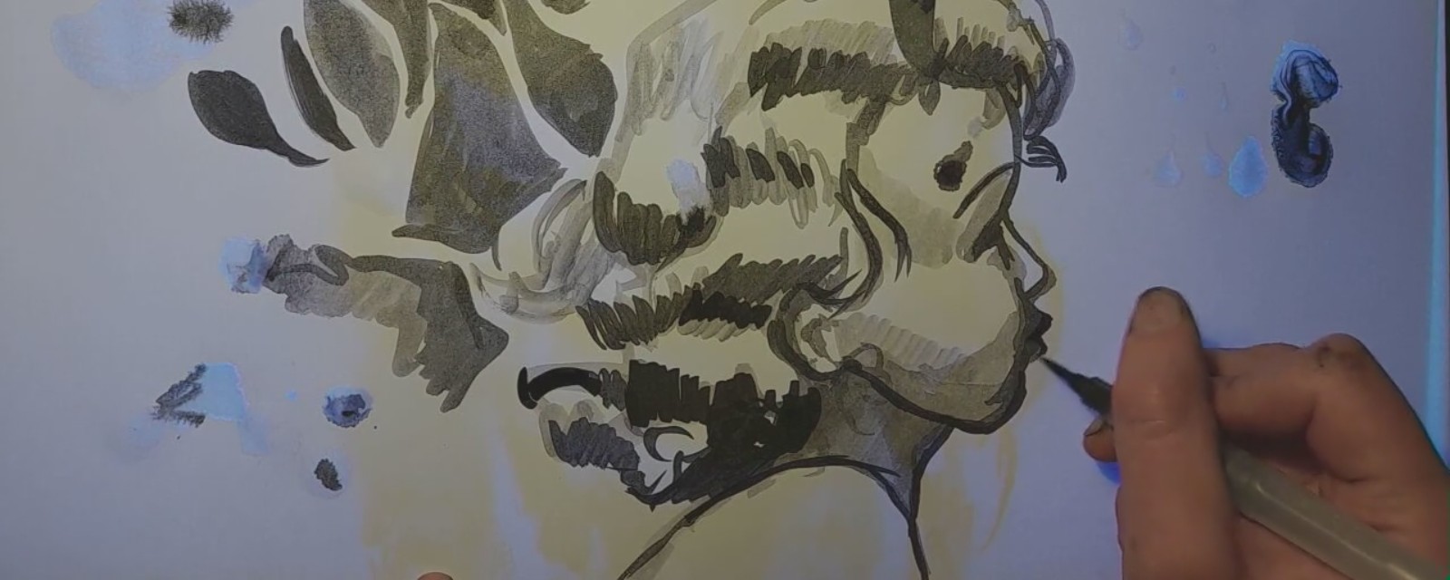 vue écran dessin en direct